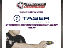 Tablet Screenshot of accreditedsecurity.com